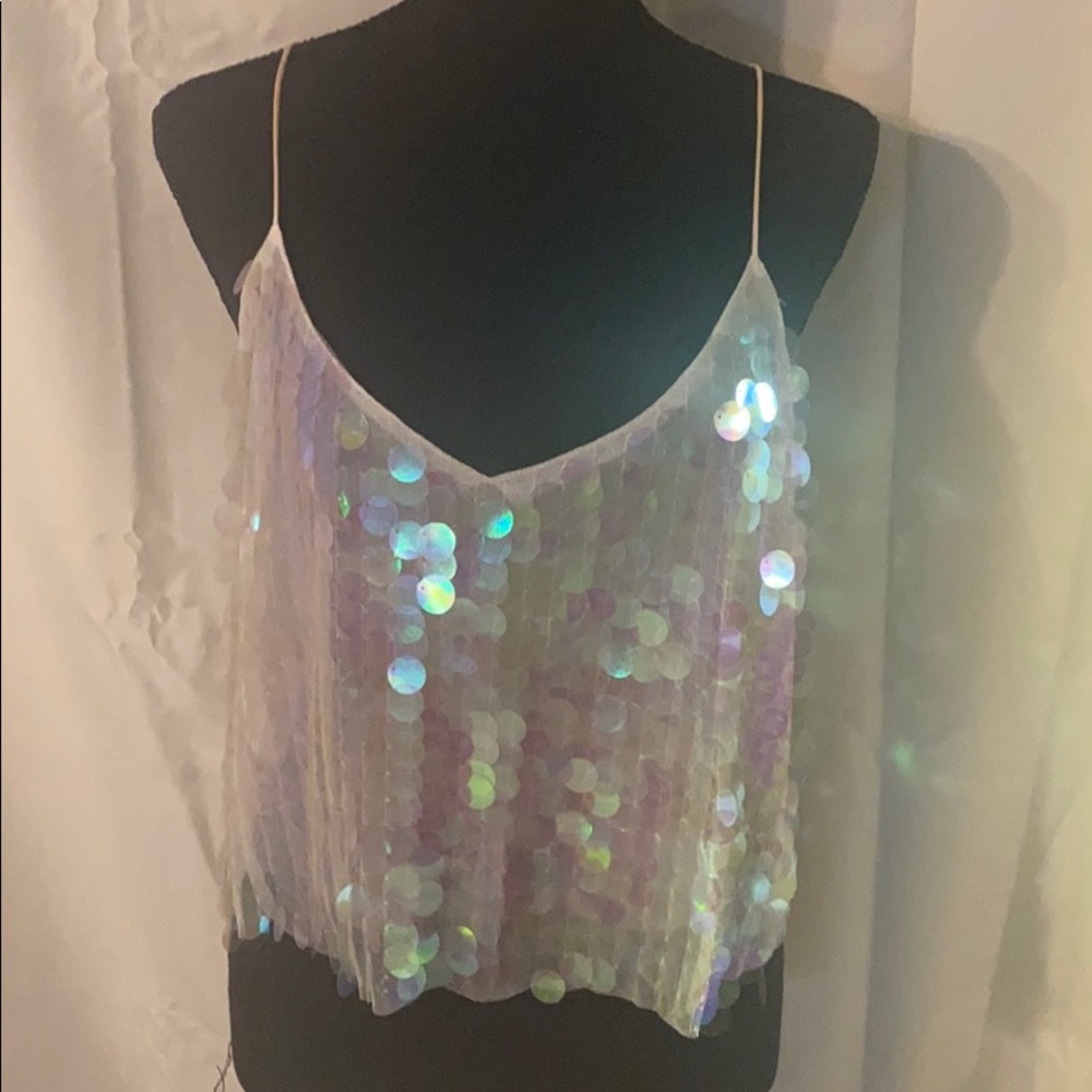 Iridescent tank top